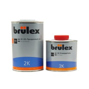 Лак Brulex(Брюлекс) 2K-HS Прозрачный  Премиум, 1л + отвердитель 30000501
